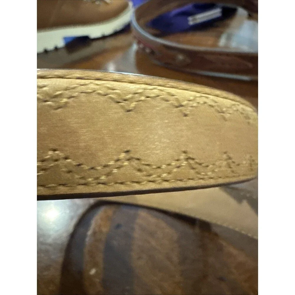 Vtg BRIGHTON  90s  Genuine Leather Belt – Women’s SZ 32– Southwestern